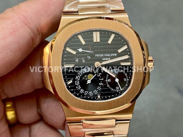 GR Patek Philippe Nautilus 5712R full rose gold black dial