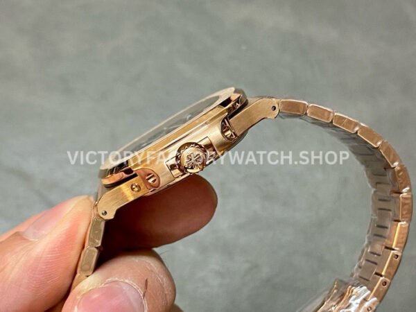 GR Factory Patek Philippe Nautilus 5712R 40mm Full Rose Gold Black Dial
