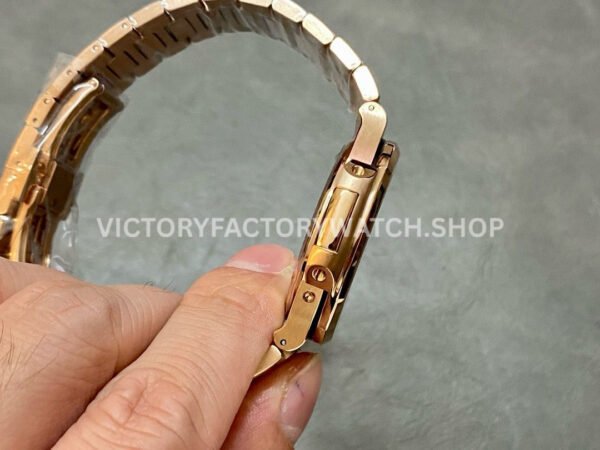 GR Factory Patek Philippe Nautilus 5712R 40mm Full Rose Gold Black Dial