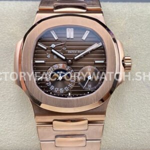 GR Patek Philippe Nautilus 5712R full rose gold brown dial