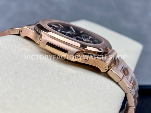 GR Factory Patek Philippe Nautilus 5712R 40mm Full Rose Gold Brown Dial