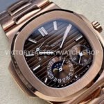 GR Factory Patek Philippe Nautilus 5712R 40mm Full Rose Gold Brown Dial