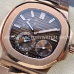 GR Factory Patek Philippe Nautilus 5712R 40mm Full Rose Gold Brown Dial