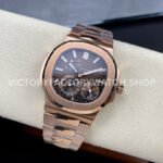 GR Factory Patek Philippe Nautilus 5712R 40mm Full Rose Gold Brown Dial
