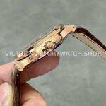 GR Factory Patek Philippe Nautilus 5712R 40mm Rose Gold Leather Strap Brown Dial