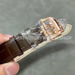 GR Factory Patek Philippe Nautilus 5712R 40mm Rose Gold Leather Strap Brown Dial