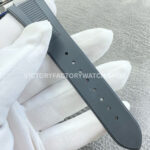 GR Factory Patek Philippe Nautilus 5712G 40mm Steel Black Rubber Strap Grey Dial