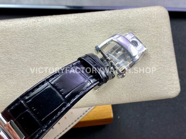 GR Factory Patek Philippe Nautilus 5712G 40mm Steel Leather Strap Grey Dial