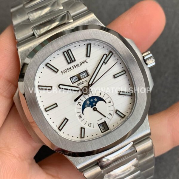 GR Factory Patek Philippe Nautilus 5726 40mm Full Steel White Dial