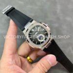 GR Factory Patek Philippe Nautilus 5726 40mm Steel Black Rubber Strap Grey Dial