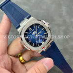 GR Factory Patek Philippe Nautilus 5726 40mm Steel Blue Rubber Strap Blue Dial (4) GR Factory Patek Philippe Nautilus 5726 40mm Steel Blue Rubber Strap Blue Dial