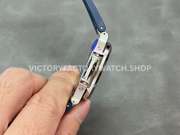 GR Factory Patek Philippe Nautilus 5726 40mm Steel Blue Rubber Strap Blue Dial (7) GR Factory Patek Philippe Nautilus 5726 40mm Steel Blue Rubber Strap Blue Dial