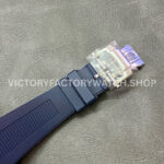 GR Factory Patek Philippe Nautilus 5726 40mm Steel Blue Rubber Strap Blue Dial (8) GR Factory Patek Philippe Nautilus 5726 40mm Steel Blue Rubber Strap Blue Dial