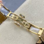 GR Factory Patek Philippe Nautilus 7021 35.2mm Full Jewelry Yellow Gold Jewelry Dial