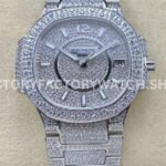 GR Patek Philippe Nautilus 7021 1G jewelry dial white gold