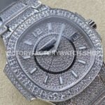 GR Factory Patek Philippe Nautilus 7021/1G-001 35.2mm Full Jewelry White Gold Jewelry Dial