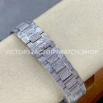 GR Factory Patek Philippe Nautilus 7021/1G-001 35.2mm Full Jewelry White Gold Jewelry Dial