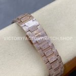 GR Factory Patek Philippe Nautilus 7021/1R-001 35.2mm Full Jewelry Rose Gold Jewelry Dial