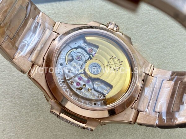 GR Factory Patek Philippe Nautilus 7021/1R-001 35.2mm Full Jewelry Rose Gold Jewelry Dial