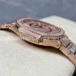 GR Factory Patek Philippe Nautilus 7021/1R-001 35.2mm Full Jewelry Rose Gold Jewelry Dial
