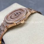 GR Factory Patek Philippe Nautilus 7021/1R-001 35.2mm Full Jewelry Rose Gold Jewelry Dial