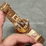 GR Factory Patek Philippe Nautilus 71181300R-001 35.2mm Full Rose Gold Rose Gold Dial (1) GR Factory Patek Philippe Nautilus 7118/1300R-001 35.2mm Full Rose Gold Rose Gold Dial