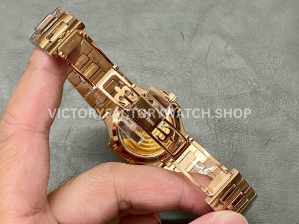 GR Factory Patek Philippe Nautilus 71181300R-001 35.2mm Full Rose Gold Rose Gold Dial (1) GR Factory Patek Philippe Nautilus 7118/1300R-001 35.2mm Full Rose Gold Rose Gold Dial