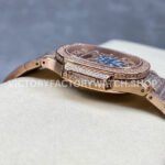 GR Factory Patek Philippe Nautilus 7118/1450G-001 35.2mm Full Diamond Rose Gold Diamond Dial