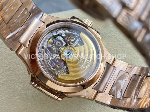 GR Factory Patek Philippe Nautilus 7118/1450G-001 35.2mm Full Diamond Rose Gold Diamond Dial
