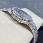 GR Factory Patek Philippe Nautilus 7118/1450G-001 35.2mm Full Diamond White Gold Diamond Dial