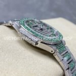 GR Factory Patek Philippe Nautilus 7118/1453G-001 35.5mm Full Green Jewelry White Gold Jewelry Dial