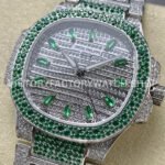 GR Factory Patek Philippe Nautilus 7118/1453G-001 35.5mm Full Green Jewelry White Gold Jewelry Dial