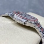 GR Factory Patek Philippe Nautilus 7118/1453G-001 35.5mm Full Red Jewelry White Gold Jewelry Dial