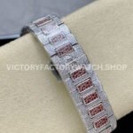 GR Factory Patek Philippe Nautilus 7118/1453G-001 35.5mm Full Red Jewelry White Gold Jewelry Dial