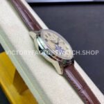 GR Factory Patek Philippe Perpetual Calendar 5320G-001 40mm White Gold Leather Strap Arabic Numerals White Dial