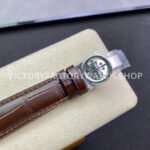 GR Factory Patek Philippe Perpetual Calendar 5320G-001 40mm White Gold Leather Strap Arabic Numerals White Dial