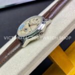 GR Factory Patek Philippe Perpetual Calendar 5320G-001 40mm White Gold Leather Strap Arabic Numerals White Dial