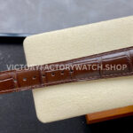 GR Factory Patek Philippe Perpetual Calendar 5320G-011 40mm White Gold Leather Strap Arabic Numerals Pink Dial
