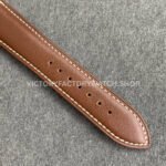 GR Factory Patek Philippe Calatrava Travel Time 5524R-001 42mm Rose Gold Leather Strap Arabic Numerals Brown Dial