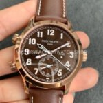 GR Patek Philippe Calatrava Travel Time 5524R-001 brown dial