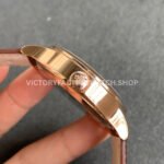 GR Factory Patek Philippe Calatrava Travel Time 5524R-001 42mm Rose Gold Leather Strap Arabic Numerals Brown Dial