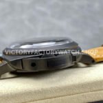 HW Factory Panerai Luminor 1950 3 Days Power Reserve PAM00375 47mm Ceramic Leather Strap Arabic Numerals Black Dial