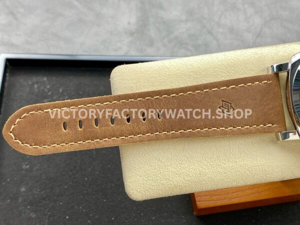 HW Factory Panerai Luminor 1950 PAM 00673 47mm Steel Leather Strap Arabic Numerals Black Dial (3) HW Factory Panerai Luminor 1950 PAM00673 47mm Steel Leather Strap Arabic Numerals Black Dial