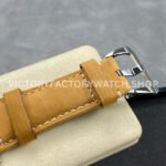 HW Factory Panerai Luminor 1950 PAM00372 47mm Steel Leather Strap Arabic Numerals Black Dial