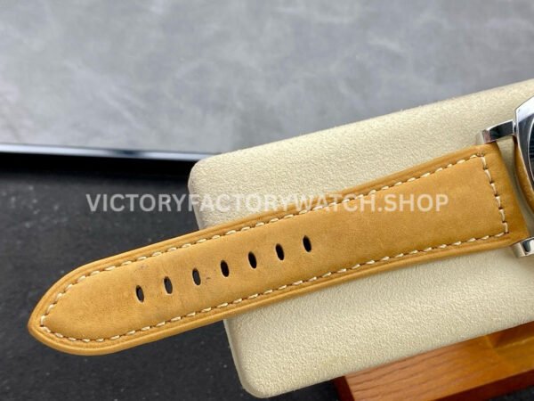 HW Factory Panerai Luminor 1950 PAM00372 47mm Steel Leather Strap Arabic Numerals Black Dial