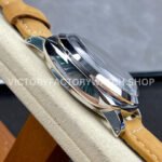 HW Factory Panerai Luminor 1950 PAM00372 47mm Steel Leather Strap Arabic Numerals Black Dial