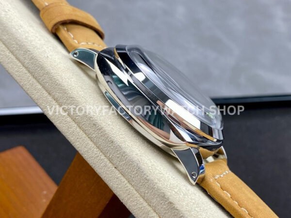 HW Factory Panerai Luminor 1950 PAM00372 47mm Steel Leather Strap Arabic Numerals Black Dial