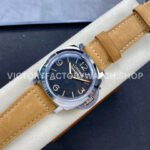 HW Factory Panerai Luminor 1950 PAM00372 47mm Steel Leather Strap Arabic Numerals Black Dial