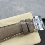 HW Factory Panerai Luminor 1950 PAM605 47mm Steel Leather Strap Arabic Numerals Grey Dial