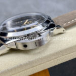 HW Factory Panerai Luminor 1950 PAM605 47mm Steel Leather Strap Arabic Numerals Grey Dial